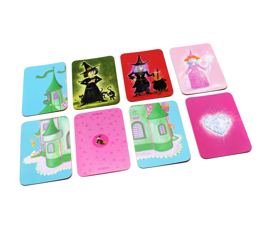 Детская настольная игра с карточками - Построй замок  